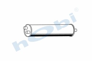 Egzoz Susturucu, E1, 3834900301 Mercedes 1219 Alusi, Tip:I, - Hobi