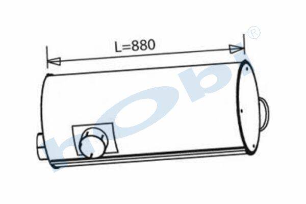 Egzoz Susturucu, E1, 42092674 Iveco Turbostar Alusi, Tip:Z, - 1