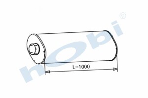 Egzoz Susturucu, E1, 42093376 Iveco Alusi, Tip:I, - Hobi