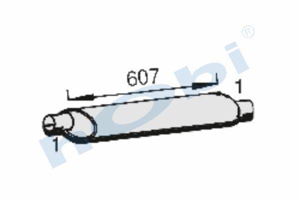 Egzoz Susturucu, E1, 4661723 Iveco Cityclass Alusi, Tip:I, - 1