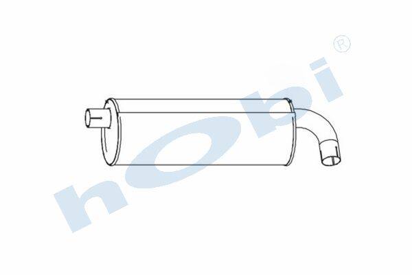 Egzoz Susturucu, E1, 5000398049 Renault Messenger Alusi, Tip:I, - 1