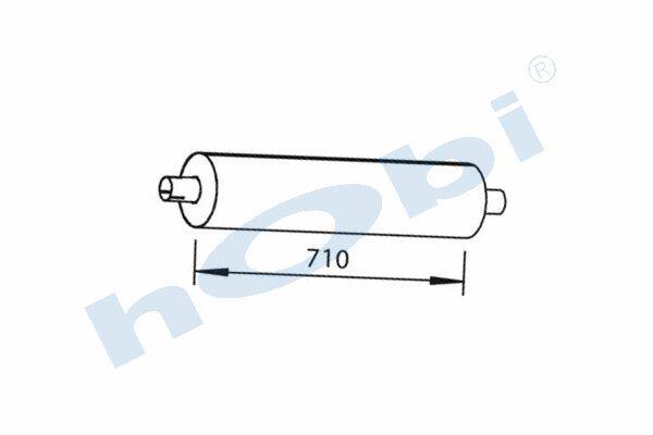 Egzoz Susturucu, E1, 8568151 Iveco Cityclass Alusi, Tip:I, - 1