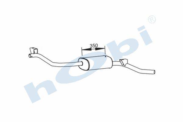 Egzoz Susturucu, E3, 5000392994 Renault Messenger Alusi, Tip:I, - 1