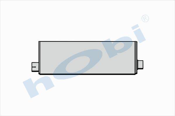 Egzoz Susturucu, E3, 9734900401 Mercedes Atego Alusi, Tip:I, - 1