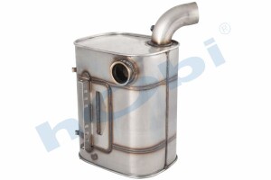 Emisyon Susturucu, E5, 504135182 Iveco Eurocargo Inox, - 1