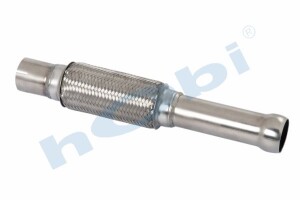 Flex, ID:Ø51 L:430 IN:Şişirme, OUT:Şişirme, Çentik, İç, Dış Örgü, Inox, SS316, - 1