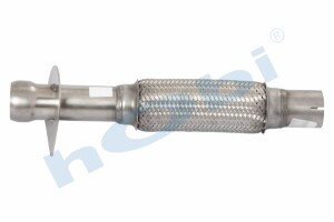 Flex, ID:Ø51 L:435 IN:Şişirme, OUT:Şişirme, Çentik, İç, Dış Örgü, Inox, SS316, - 1