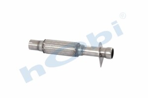 Flex, ID:Ø51 L:435 IN:Şişirme, OUT:Şişirme, Çentik, İç, Dış Örgü, Inox, SS316, - 3