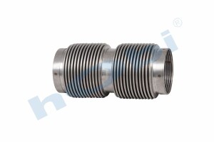 Flex, Universal ID:Ø115 L:300 İç İnterlock, Dış Körük, SS304, Tip:4, Çift Kat, - 2