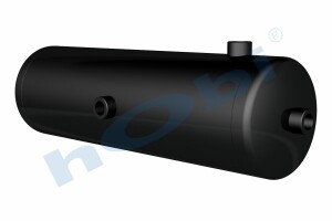 Hava Tankı, Çelik, Ø154 L:515 Lt:8,7 Siyah (RAL9005) GövMnş:2 KapMnş:2 - 1