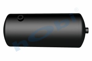 Hava Tankı, Çelik, Ø206 L:493 Lt:15 Siyah (RAL9005) GövMnş:1 KapMnş:1 - 3