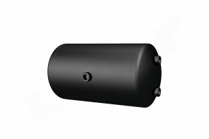 Hava Tankı, Çelik, Ø246 L:467 Lt:20 Siyah (RAL9005) GövMnş:1 KapMnş:3 - Hobi