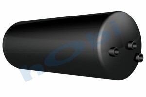 Hava Tankı, Çelik, Ø246 L:686 Lt:30 Siyah (RAL9005) KapMnş:6 - 1