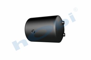 Hava Tankı, Çelik, Ø276 L:412 Lt:22 Siyah (RAL9005) GövMnş:1 KapMnş:3 - 2