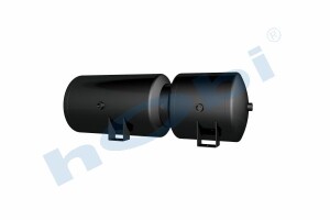 Hava Tankı, Çelik, Dış 2'li, Gövde ve Kapak Braketli, Ø300 Lt:54 140.0377 - 2