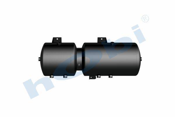 Hava Tankı, Çelik, Dış 2'li, Gövde ve Kapak Braketli, Ø300 Lt:54 140.0377 - 4