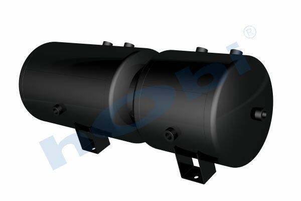 Hava Tankı, Çelik, Dış 2'li, Gövde ve Kapak Braketli, Ø300 Lt:54 140.0379 - 1