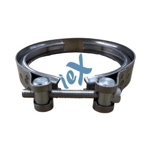 Kelepçe, V Bant, Egzoz, 1422474 Scania Ø132 Inox (409), W2, - Hobi