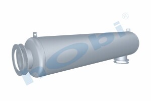 Susturucu, Jeneratör KIT, BM:Ø600 L:2500 IN:Ø273 OUT:Ø304,8 Kabin Üstü, - 1