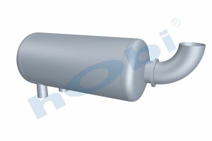 Susturucu, Jeneratör KIT, BM:Ø804 L:1500 IN:Ø152,4 OUT:Ø254 Kabin Üstü, Kritik, - 1