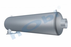 Susturucu, Jeneratör KIT, BM:Ø900 L:3000 IN:Ø203,2 OUT:Ø355,6 Kabin Üstü, - 3