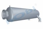 Susturucu, Jeneratör KIT, BM:Ø900 L:3000 IN:Ø177,8 OUT:Ø406,4 Kabin Üstü,