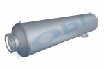 Susturucu, Jeneratör KIT, BM:Ø1100 L:4500 IN:Ø457,2 OUT:Ø457,2 Kabin Üstü,