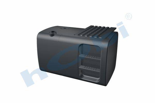 10573 Yakıt Tankı, Çelik, Basamaklı, 495 Lt. Man H:700 W:700 L:1130 Siyah (RAL9005) - Görsel 1