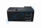 Yakıt Tankı, Çelik, Basamaklı, 590 Lt. Man H:700 W:700 L:1380 Siyah (RAL9005) - Görsel 3