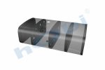 Yakıt Tankı, Çelik, 200 Lt. Man H:350 W:615 L:1050 Siyah (RAL9005) BoğEk:400 - Görsel 4
