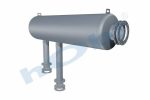 Susturucu, Jeneratör KIT, BM:Ø600 L:2000 IN:Ø152,4 OUT:Ø254 Kabin Üstü, - Görsel 4