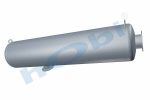 Susturucu, Jeneratör KIT, BM:Ø600 L:2400 IN:Ø152,4 OUT:Ø219,1 Kabin Üstü,