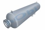 Susturucu, Jeneratör KIT, BM:Ø804 L:3000 IN:Ø152,4 OUT:Ø254 Kabin Üstü, Kritik,