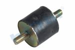Lastik Takoz, 6850149 Volvo Civatalı, Yuvarlak, D1:M12, D2:M12, Ø50 H:43 Dkp,