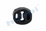 Lastik Takoz, 93818454 Iveco Delikli, Oval, W:45 L:62 H:33 Rubber,