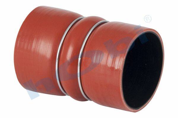 11706 Hortum, Intercooler, 488368 Scania ID1:Ø90 L1:140 Tip:I, 2 Segman, Kırmızı, - Görsel 1