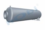 Susturucu, Jeneratör KIT, BM:Ø900 L:3000 IN:Ø203,2 OUT:Ø355,6 Kabin Üstü,