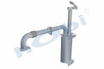 Susturucu, Jeneratör KIT, EL:125x200 L:400 IN:Ø50,8 OUT:Ø50,8 Kabin İçi,