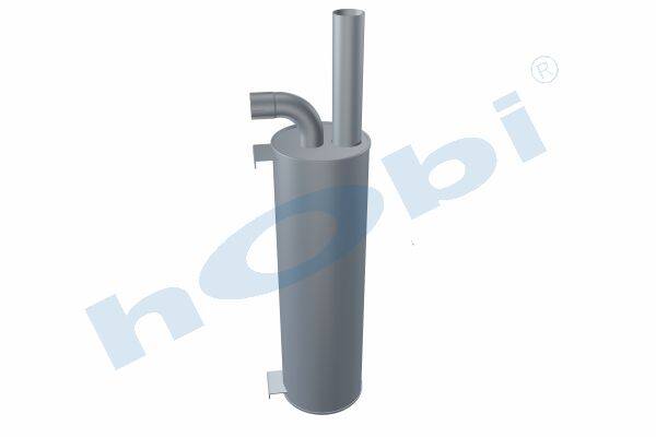 1203 Susturucu, Jeneratör KIT, Ø250 L:860 IN:Ø63,5 OUT:Ø76,2 Kabin İçi, Endüstriyel, - Görsel 1