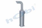 Susturucu, Jeneratör KIT, BM:Ø600 L:2000 IN:Ø203,2 OUT:Ø254 Kabin Üstü, Kritik,