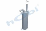 Susturucu, Jeneratör KIT, EL:250x330 L:1000 IN:Ø63,5 OUT:Ø76,2 Kabin İçi,