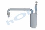 Susturucu, Jeneratör KIT, EL:140x280 L:550 IN:Ø76,2 OUT:Ø76,2 Kabin İçi, - Görsel 3