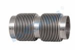 Flex, Universal ID:Ø115 L:300 İç İnterlock, Dış Körük, SS304, Tip:4, Çift Kat,