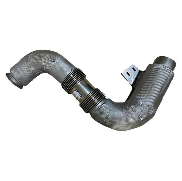 12449 Boru, Egzoz Ön, E6, GC465A212CE Ford Ø127 Inox, Flexli, İzolasyonlu, - Görsel 1