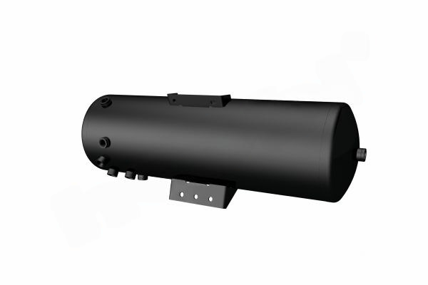 12483 Hava Tankı, Çelik, Gövde Braketli, Ø246 L:820 Lt:36 Füme (RAL7016) GövMnş:7 - Görsel 1