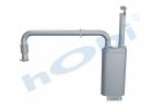 Susturucu, Jeneratör KIT, EL:140x280 L:550 IN:Ø60,3 OUT:Ø60,3 Kabin İçi, - Görsel 3