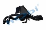 Boru, Radyatör, 20382660 Volvo Ø22 Dkp, Siyah (RAL9005), - Görsel 2
