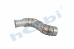 Boru, Egzoz Ön, E6, 6284906121 Mercedes Ø101,6 Inox, Flexli, İzolasyonlu,