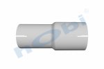 Boru, Universal Adaptör, L1:200 Alusi ID1:Ø58 OD2:Ø54