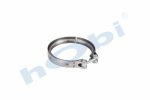 Kelepçe, V Bant, Egzoz, 51974450073 Man Ø119 Inox (409), W2,